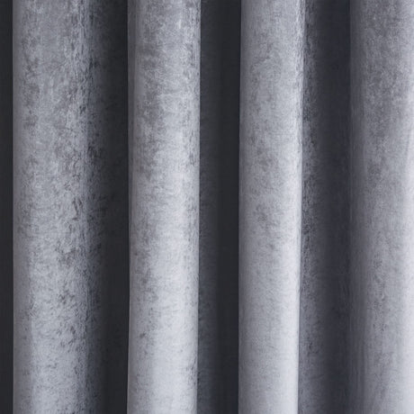 Catherine Lansfield Glamour Sequin Crushed Velvet Eyelet Curtains - Crushed Velvet Glamour Curtains