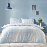 Sassy B Stripe Tease Duvet Cover Set - Stripe Tease Blue Duvet Set