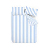 Sassy B Stripe Tease Duvet Cover Set - Stripe Tease Blue Duvet Set