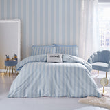 Sassy B Stripe Tease Blue and White Striped Wallpaper