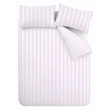 Sassy B Stripe Tease Pink Duvet Cover Bedding Set