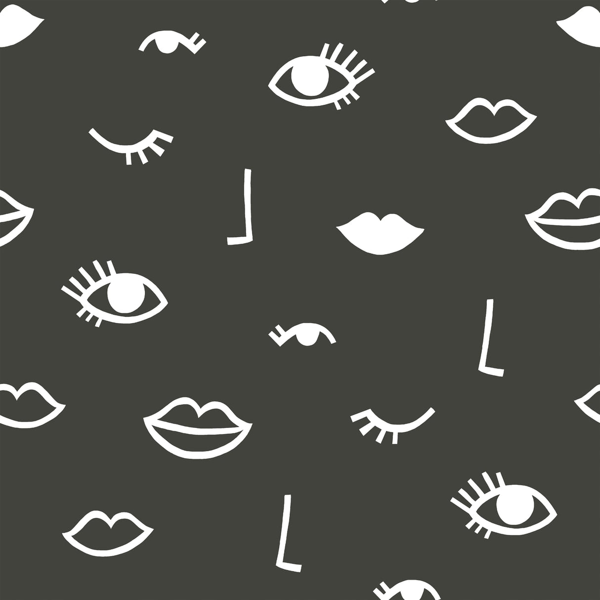 Sassy B Eye Woke Up Like This Black and White Wallpaper - Eye Woke Up Like This Wallpaper Black