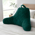 Catherine Lansfield Cosy Diamond Filled Cushion 43cm x 43cm - Bottle Green