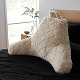 Catherine Lansfield Cosy Diamond Filled Cushion 43cm x 43cm - Natural