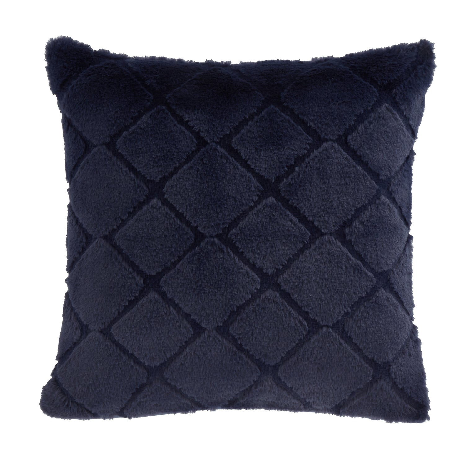 Catherine Lansfield Cosy Diamond Cuddle Support Cushion - Cosy Diamond Cushion Navy