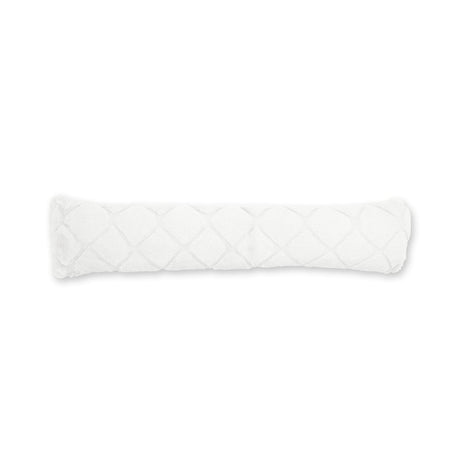 Catherine Lansfield Cosy Diamond Draught Excluder - Cosy Diamond Draught Excluder White