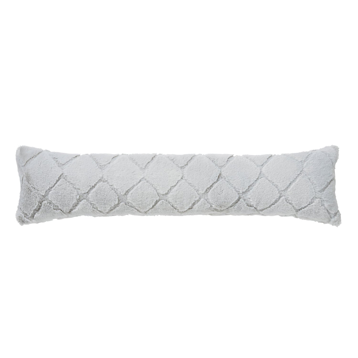 Catherine Lansfield Cosy Diamond Draught Excluder - Cosy Diamond Excluder Silver Grey