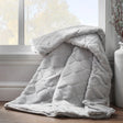 Catherine Lansfield Cosy Diamond Throw – Silver – 130cm x 170cm - Cosy Diamond Throw Silver
