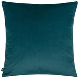 Ebon Wilds Ekua Teal Cushion Cover 17" x 17" by Wylder