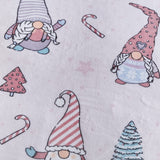 Catherine Lansfield Festive Gnomes Christmas Duvet Cover Set - Christmas Gnomes Duvet Set Pink