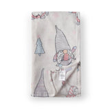 Catherine Lansfield Christmas Festive Gnomes Fleece Throw – Pink – 130cm x 170cm - Christmas Gnomes Pink Throw