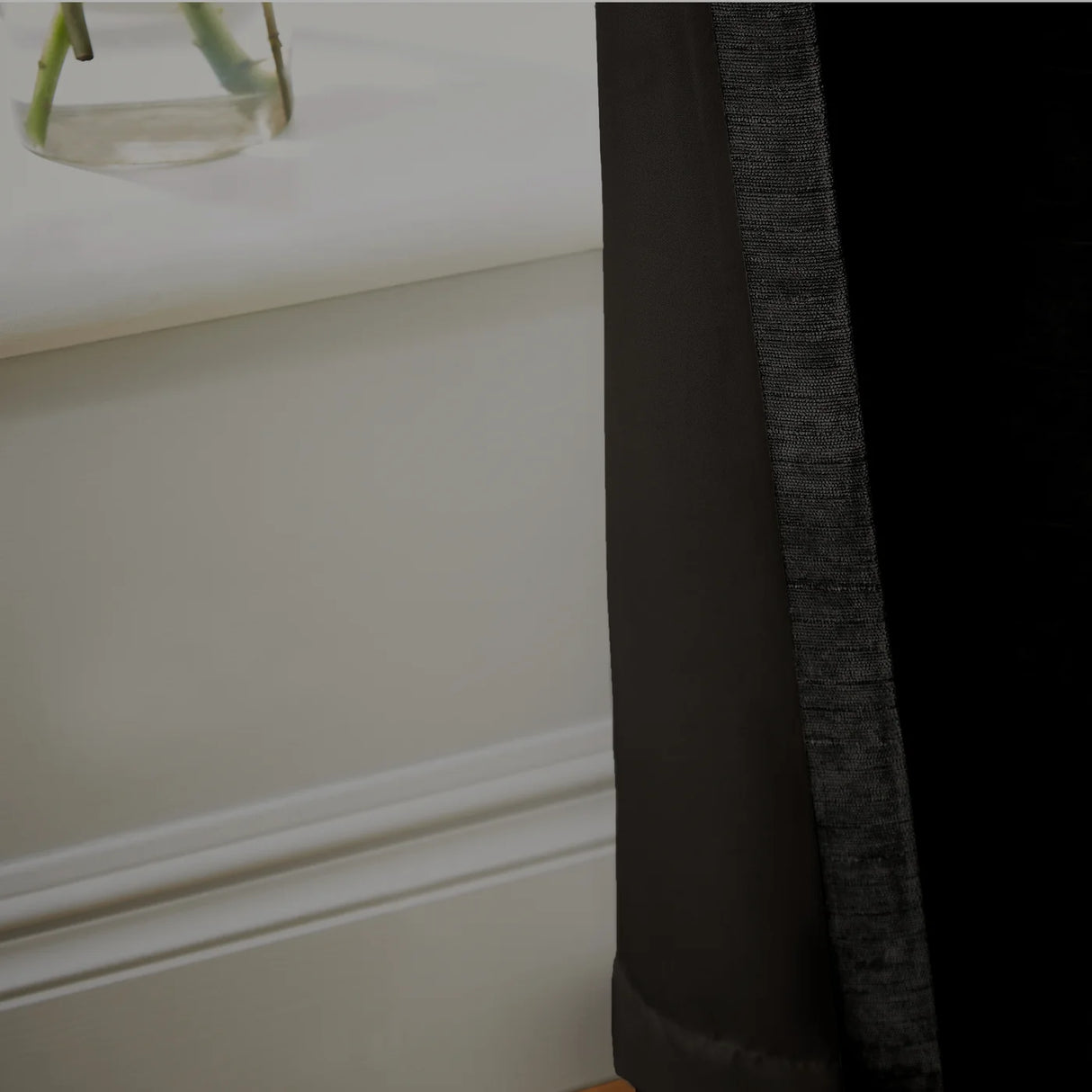 Hyperion Selene Luxury Chenille Weighted Thermal Eyelet Curtains Pair