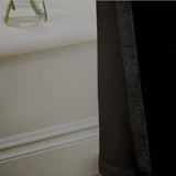 Hyperion Selene Luxury Chenille Weighted Thermal Eyelet Curtains Pair