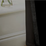 Hyperion Selene Thermal Weighted Eyelet Curtains Pair - Olive Green image 5