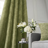 Hyperion Selene Thermal Weighted Eyelet Curtains Pair - Amber Gold image 13