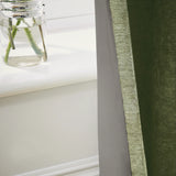 Hyperion Selene Luxury Chenille Weighted Thermal Eyelet Curtains Pair