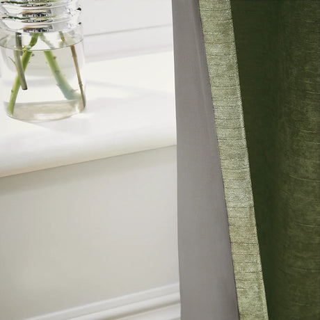 Hyperion Selene Luxury Chenille Weighted Thermal Eyelet Curtains Pair