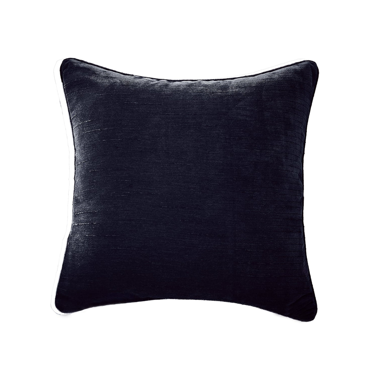 Selene Cushion Cover or Feather Filled Cushion 55cm x 55cm - Selene Luxury Chenille Cushion Deep Navy