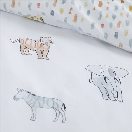 Bianca Fine Linens Zoo Animals Duvet Cover Set - Zoo Animals Duvet Set