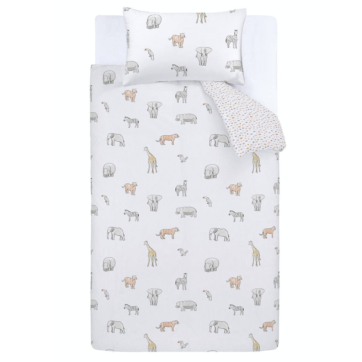 Bianca Fine Linens Zoo Animals Duvet Cover Set - Zoo Animals Duvet Set