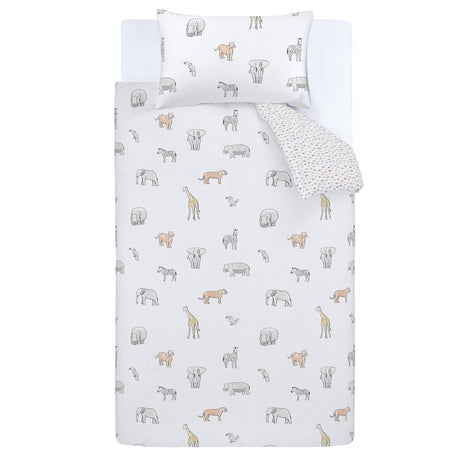 Bianca Fine Linens Zoo Animals Duvet Cover Set - Zoo Animals Duvet Set