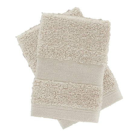 Catherine Lansfield Anti-Bacterial 500gsm Towel - Natural - Antibacterial Face Cloth Natural