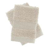 Catherine Lansfield Anti-Bacterial Face Cloth Towel Pair - Natural - Antibacterial Face Cloth Natural