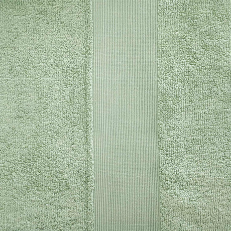 Catherine Lansfield Anti-Bacterial Sage 100% Cotton Face Cloth Towel Pair