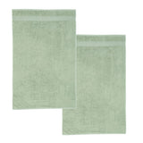 Catherine Lansfield Anti-Bacterial 500gsm 2 Piece Sage 100% Cotton Bath Sheet Towel Bale