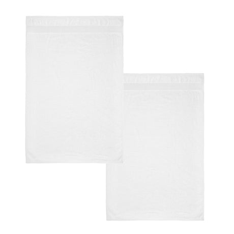 Catherine Lansfield Anti-Bacterial 500gsm 2 Piece Bath Sheet Towel Bale - White - Antibacterial Sheet Pair White