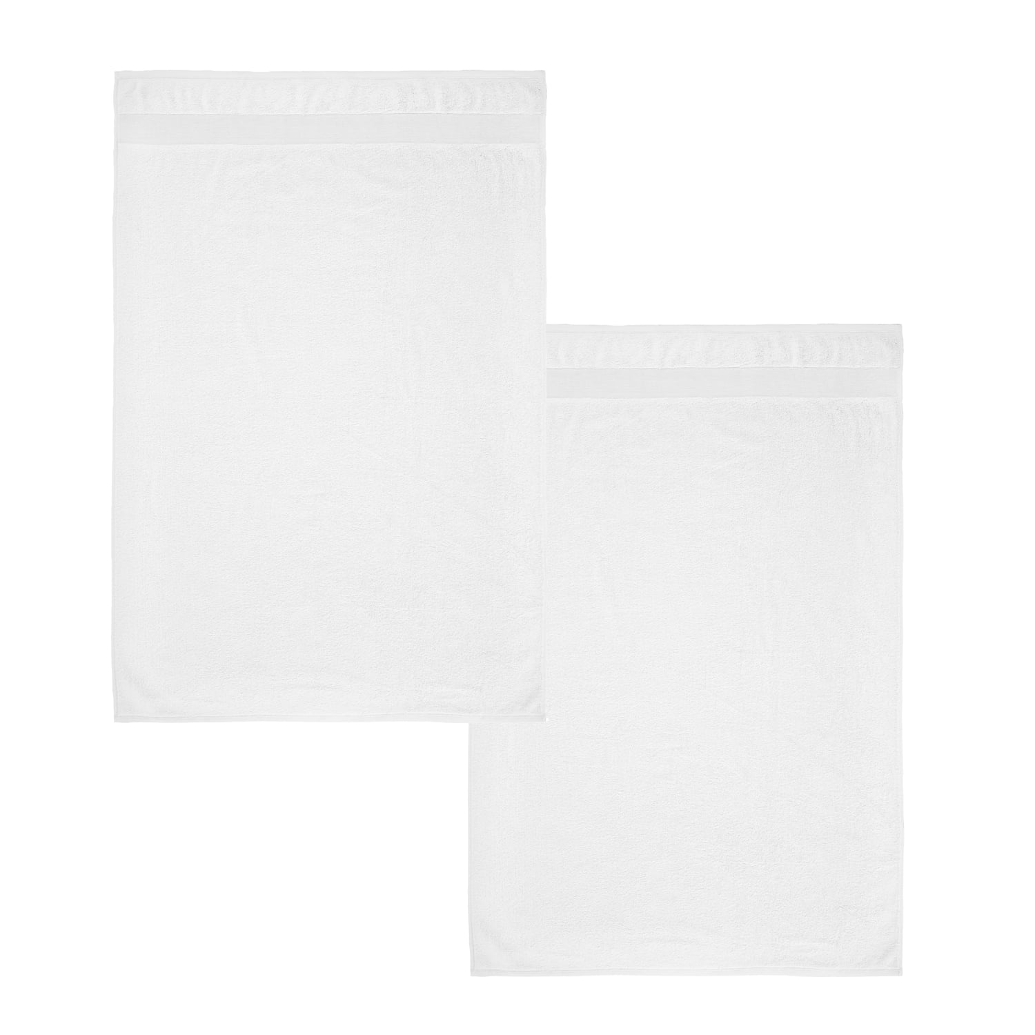 Catherine Lansfield Anti-Bacterial Face Cloth Towel Pair - White - Antibacterial Sheet Pair White