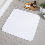 Catherine Lansfield Anti-Bacterial Face Cloth Towel Pair - White - Antibacterial Shower Mat White