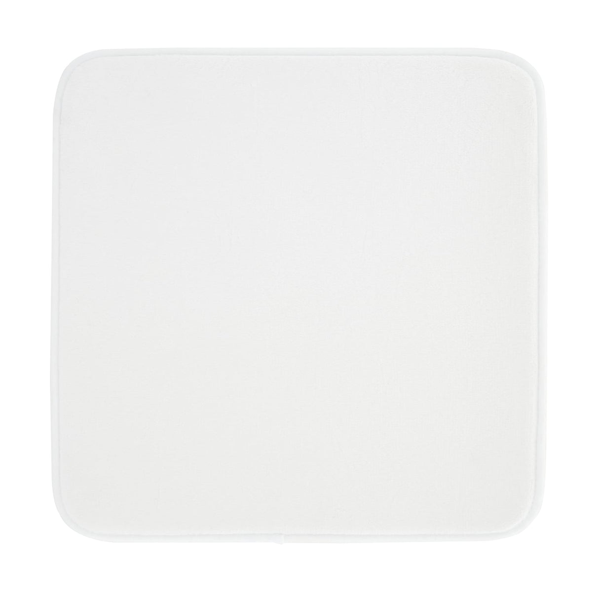 Catherine Lansfield Anti-Bacterial Face Cloth Towel Pair - White - Antibacterial Shower Mat White