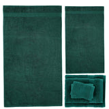 Catherine Lansfield Anti-Bacterial 500gsm 6 Piece Forest Green 100% Cotton Towel Bale