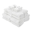 Catherine Lansfield Anti-Bacterial 500gsm 6 Piece Towel Bale - White - Antibacterial Towel Bale White