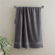 Catherine Lansfield Anti-Bacterial 500gsm Towel - Charcoal - Antibacterial Towel Charcoal