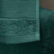 Catherine Lansfield Anti-Bacterial Face Cloth Towel Pair - Forest Green