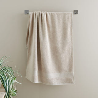 Catherine Lansfield Anti-Bacterial 500gsm Towel - Natural - Antibacterial Towel Natural