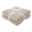 Catherine Lansfield Anti-Bacterial 500gsm 2 Piece Bath Sheet Towel Bale - Natural - Antibacterial Towel Pair Natural