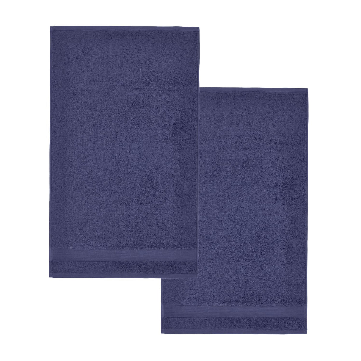 Catherine Lansfield Anti-Bacterial 500gsm 2 Piece Navy 100% Cotton Bath Sheet Towel Bale