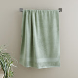 Catherine Lansfield Anti-Bacterial Sage 100% Cotton Face Cloth Towel Pair
