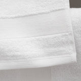 Catherine Lansfield Anti-Bacterial Face Cloth Towel Pair - White - Antibacterial White