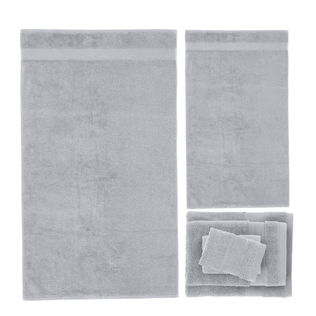 Catherine Lansfield Anti-Bacterial 500gsm Towel - Silver - Anti Bacterial Silver Sheet Pair