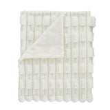 Carved Faux Fur Throw 150cm x 200cm by Bianca