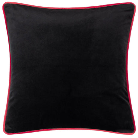 Tea Leaves Illustrated Velvet Cushion Cover 17" x 17" by Kate Merritt