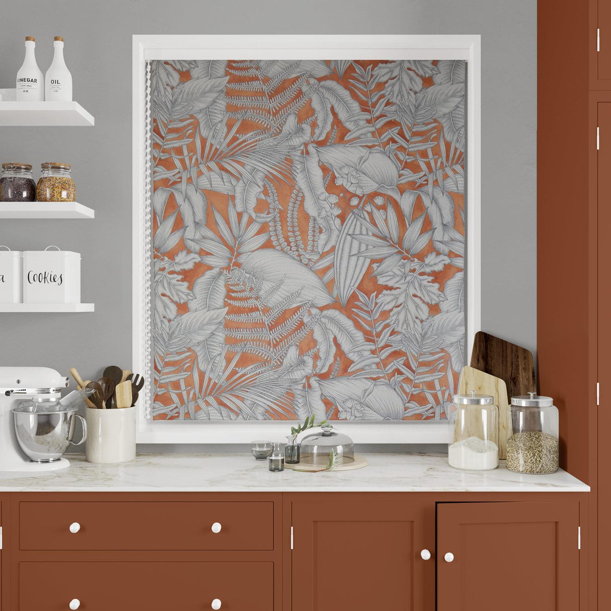 Caicos Mandarin Made To Measure Roman Blind by Style Furnishings