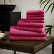 Catherine Lansfield Quick Dry 400gsm Cotton Towel - Hot Pink
