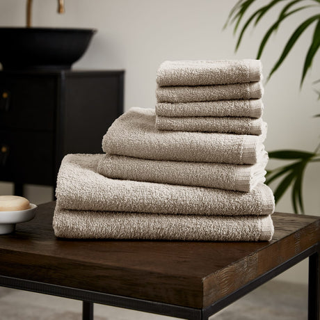 Catherine Lansfield Quick Dry 400gsm 2 Piece Bath Sheet Towel Bale - Natural