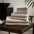 Catherine Lansfield Quick Dry Cotton 8 Piece Towel Bale - Natural