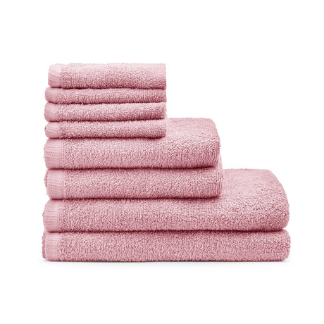 Catherine Lansfield Quick Dry 400gsm 2 Piece Bath Sheet Towel Bale - Hot Pink - Quick Dry 8 Piece Bale Pink